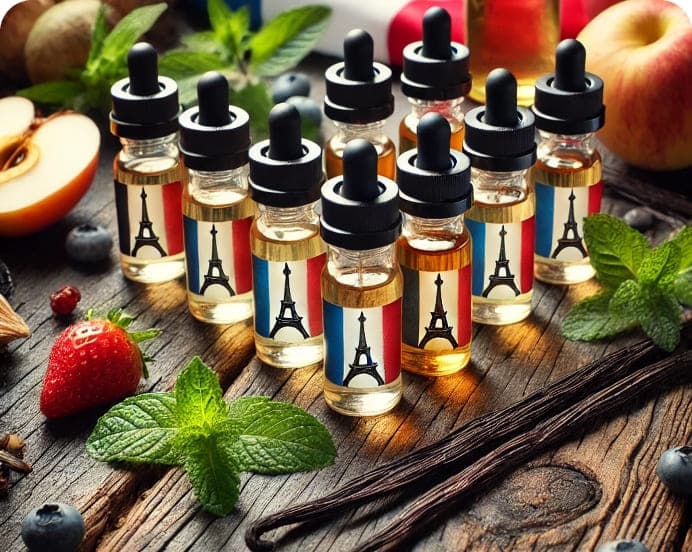 e-liquides avec la tour eiffel