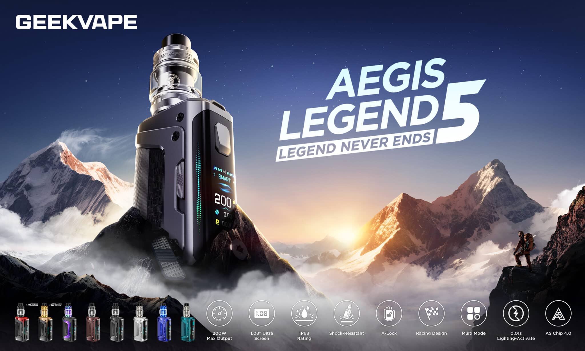 Kit Aegis Legend 5 GeekVape 1 Poster kit aegis legend 5 geekvape site de vape