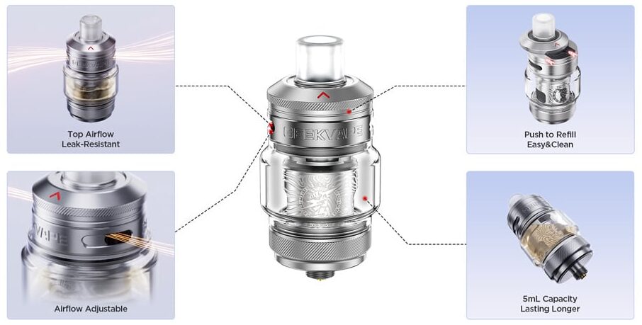 Kit Aegis Mini 5 100W Geekvape Batterie 3200mAh + Z Nano 3 2 Clearomiseur Z Nano 3 Tank Site De Vape