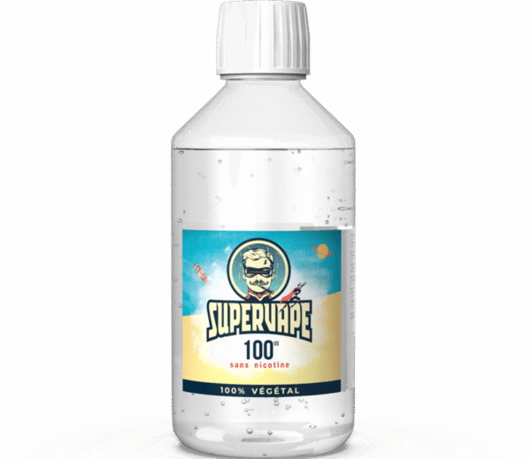 base SUPERVAPE DIY 20/80 500 ml Le French Liquide neutre