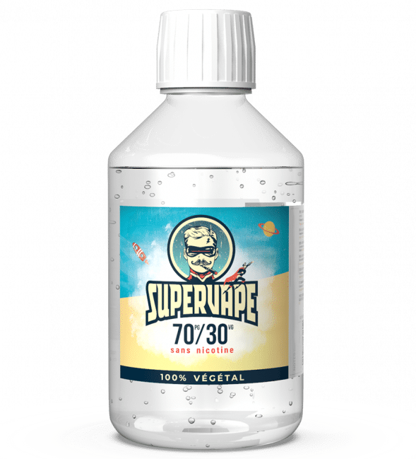 base SUPERVAPE DIY 70/30 500 ml Le French Liquide neutre