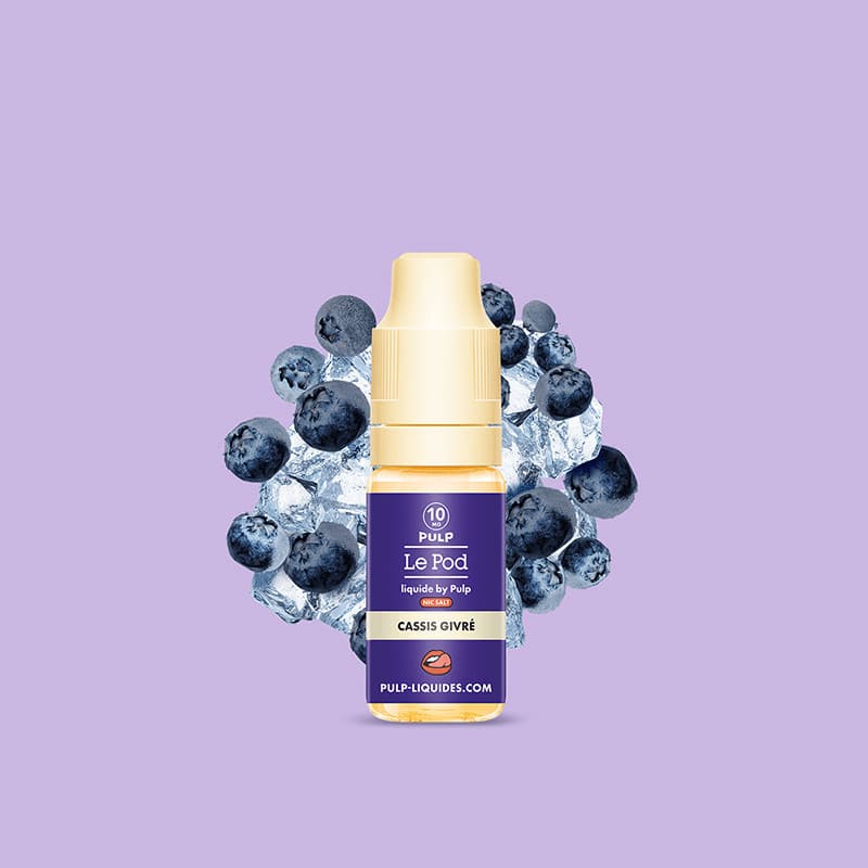 e-liquide Cassis Givré 10 ml Le Pod Liquide by Pulp sels de nicotine