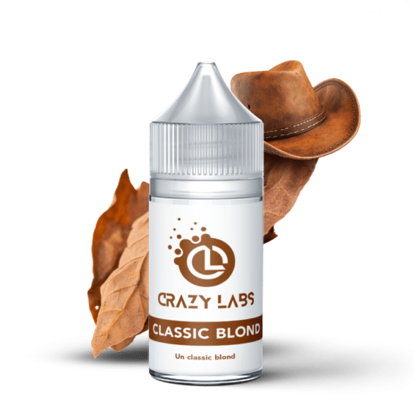 concentré Classic Blond 30 ml Crazy Labs arôme DIY tabac blond