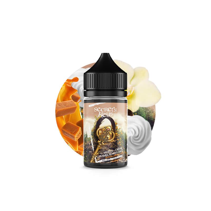 concentré Golden Key 30 ml Secret’s Keys custard vanille crème fouettée caramel beurre salé