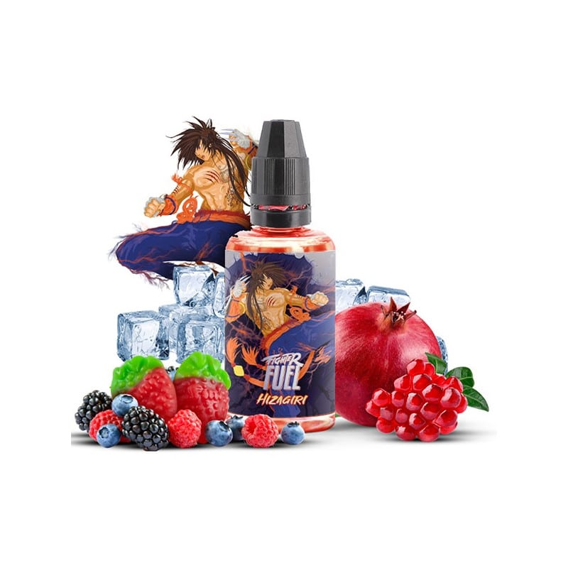concentré Hizagiri 30 ml Fighter Fuel Maison Fuel fruits rouges grenade fraise frais