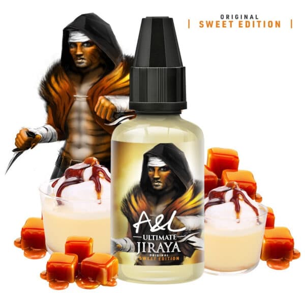 concentré Jiraya Sweet Edition 30 ml Ultimate Arômes et Liquides île flottante caramel