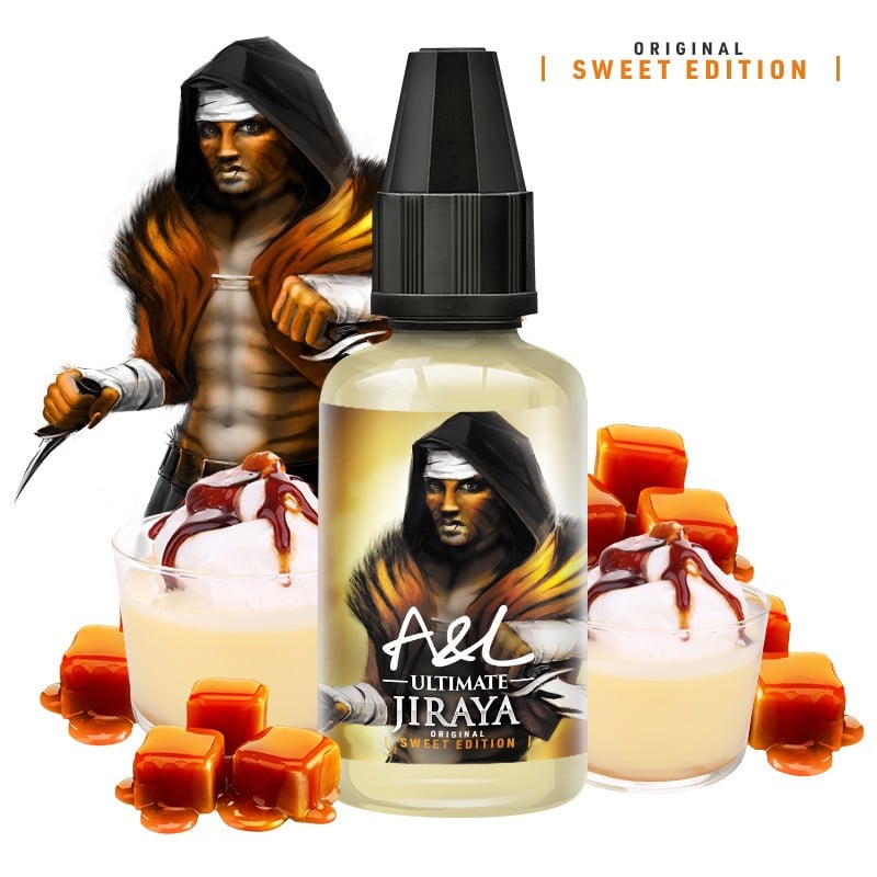 concentré Jiraya Sweet Edition 30 ml Ultimate Arômes et Liquides île flottante caramel