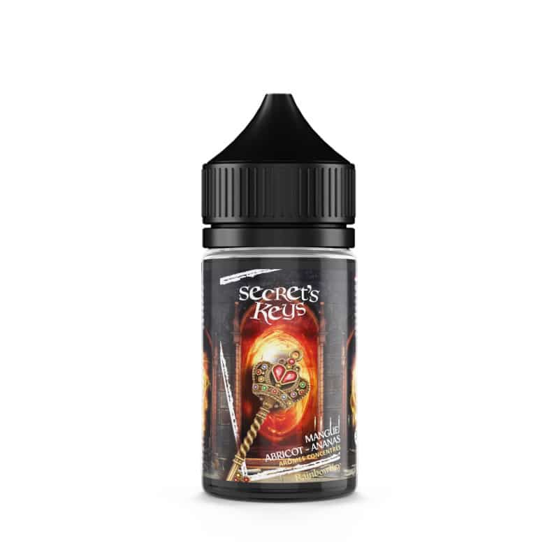 concentré Rainbow Key 30 ml Secret’s Keys mangue ananas abricot