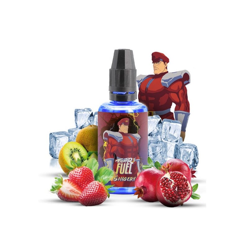 concentré Shigeri 30 ml Fighter Fuel Maison Fuel grenade fraise kiwi frais