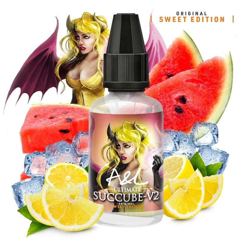 concentré Succube V2 Sweet Edition 30 ml Ultimate pastèque citron fruits noirs frais