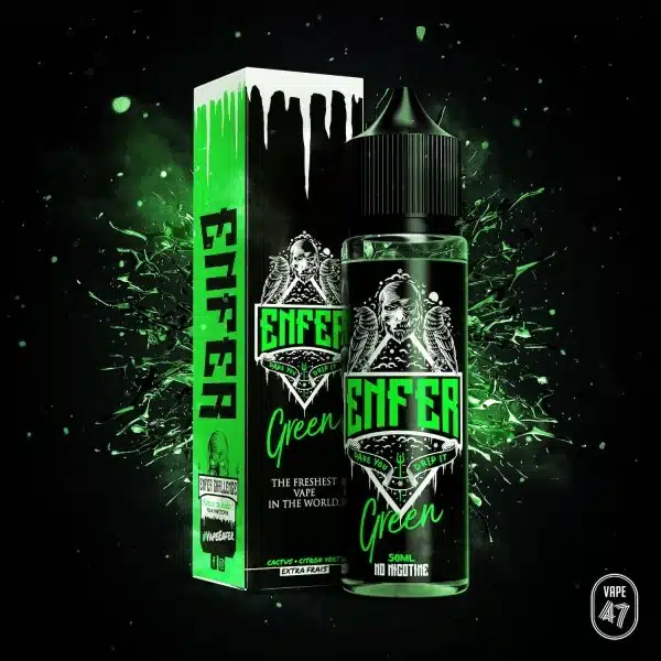 e-liquide ENFER Green 50 ml cactus citron vert frais