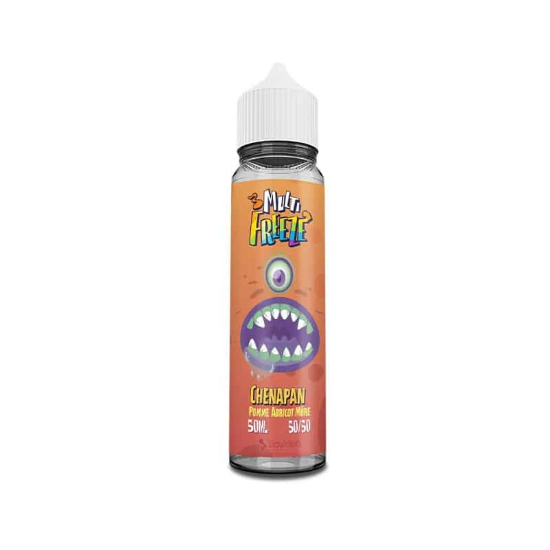 e-liquide Multi Freeze Chenapan Pomme Abricot 50 ml Liquideo fruité glacé