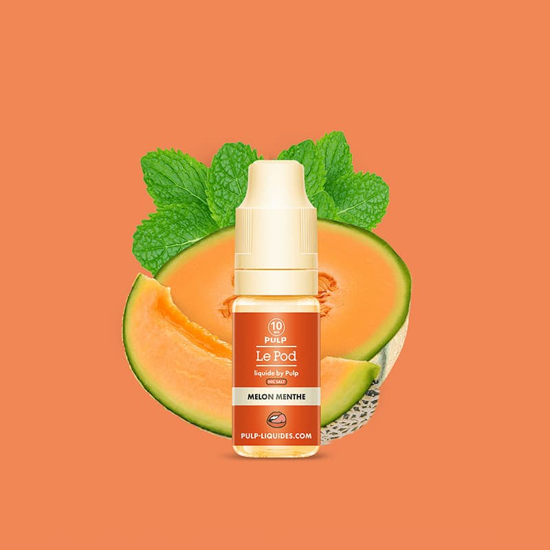 e-liquide Melon Menthe 10 ml Le Pod Liquide by Pulp sels de nicotine