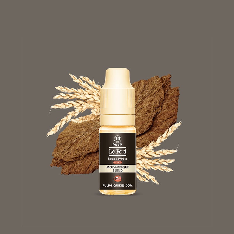 e-liquide Mozambique Blend 10 ml Le Pod Liquide by Pulp sels de nicotine