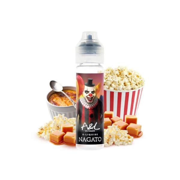 e-liquide Nagato 50 ml Ultimate Arômes et Liquides pop-corn caramélisé crème brûlée
