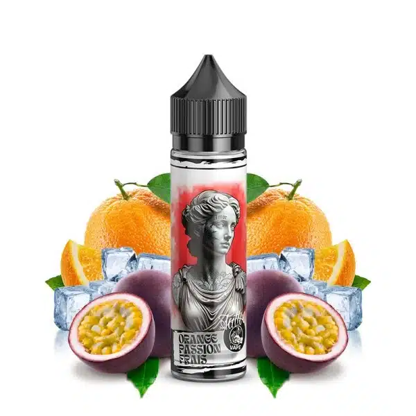e-liquide Tattoo Vape Pascal Squale Orange Passion Frais 50 ml fruité frais