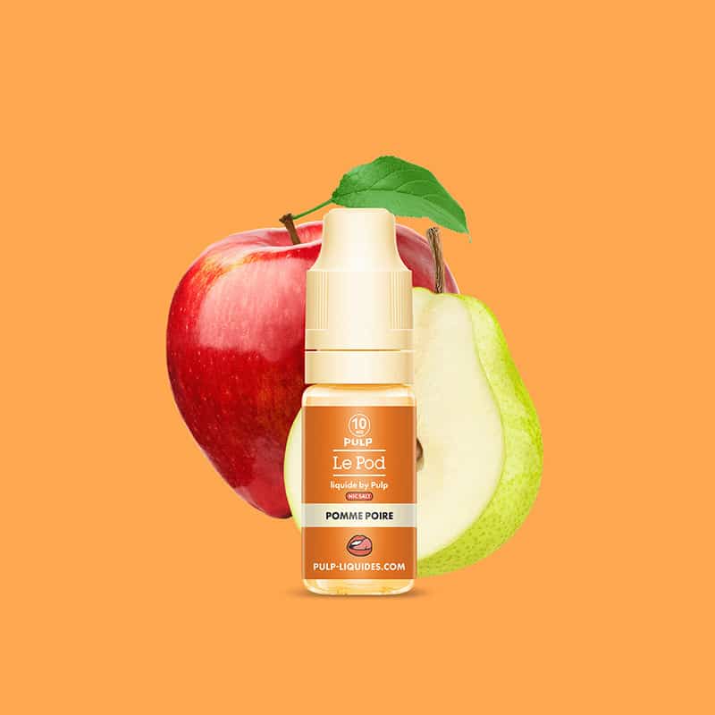 e-liquide Pomme Poire 10 ml Le Pod Liquide by Pulp sels de nicotine
