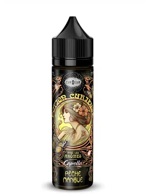 e-liquide Curieux Potions Curieuses Pêche Mangue 50 ml fruité exotique