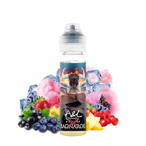 e-liquide Ragnarok X 50 ml Ultimate Arômes et Liquides fruits rouges barbe à papa carambole frais