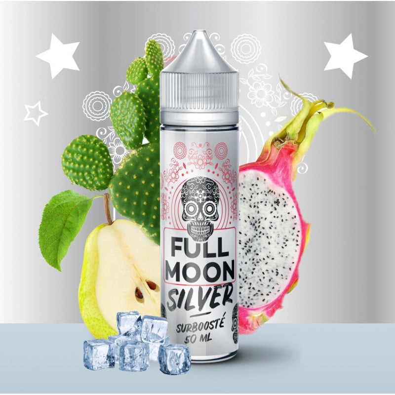 e-liquide Silver 50 ml Full Moon poire cactus fruit du dragon fruité frais