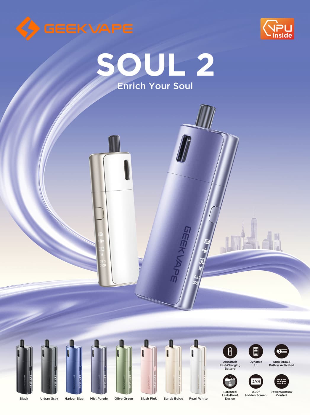 Pod Soul 2 GeekVape 1 soul-2-Poster-A4-RGB