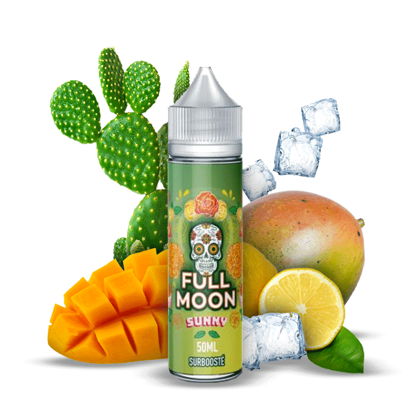 e-liquide Sunny 50 ml Full Moon mangue citron cactus fruité frais