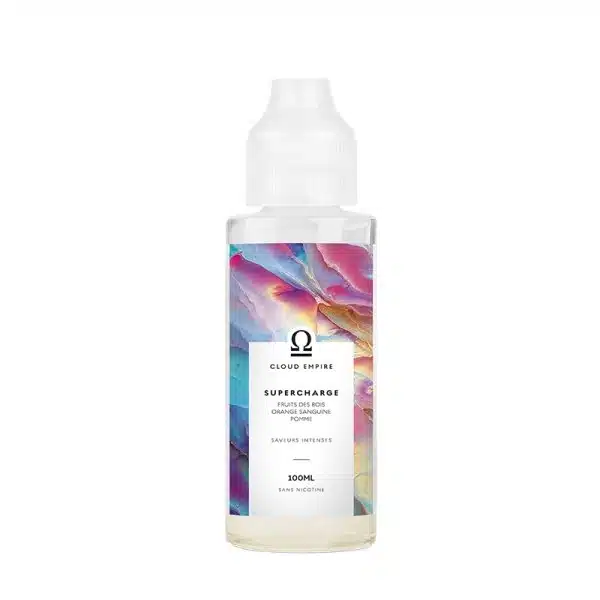 e-liquide FUU Cloud Empire Supercharge 100 ml fruité frais orange pomme verte
