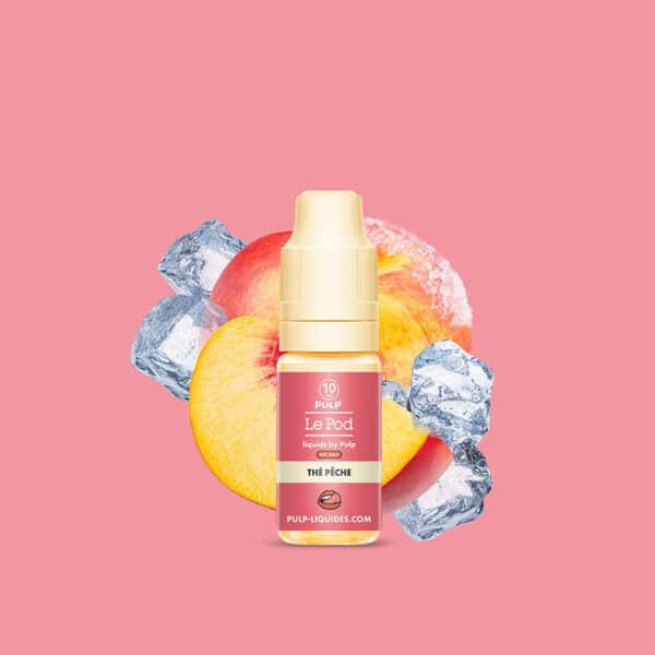 e-liquide Thé Pêche 10 ml Le Pod Liquide by Pulp sels de nicotine