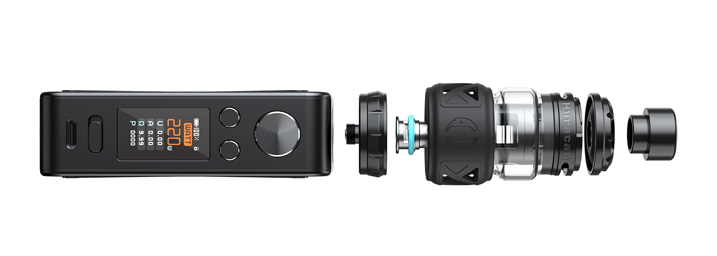 Kit Revolto Aspire - 220W Double Accu Huracan Tank 1 Déconstruction du Kit Revolto de chez Aspire
