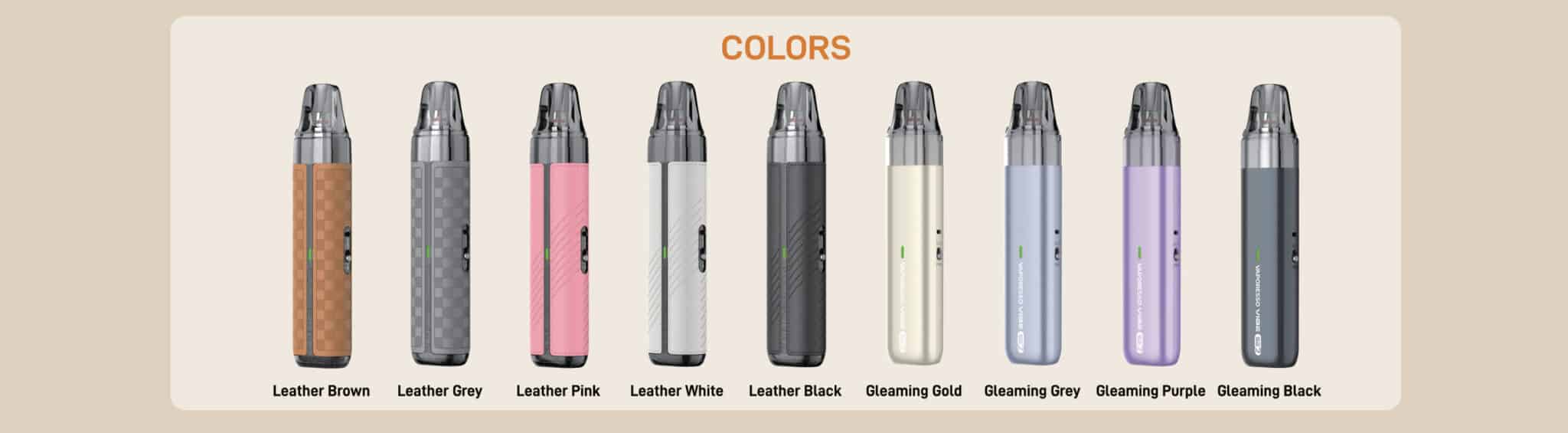 Kit Vibe SE 2 Vaporesso 1 Kit Vaporesso Vibe SE 2 - visuel officiel TPD - pod 4,5 ml et batterie 1400 mAh
