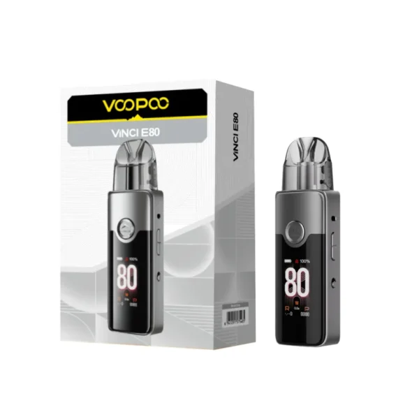 Voopoo-Kit-Pod-VINCE-E80-Metal-Grey