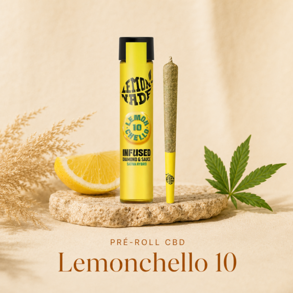 Pré-roll CBD Lemonchello – CBD infusé 10OH +